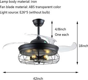 img 3 attached to Выдвижная люстра Industrial Lighting Farmhouse