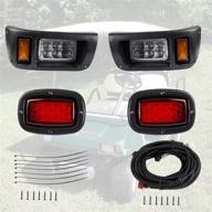 🚦 enhance golf cart safety with ransoto led headlight & tail light - fits 1993+ club car ds golf carts логотип