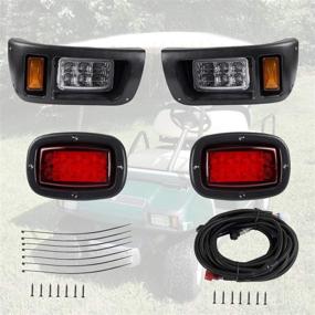 img 4 attached to 🚦 Enhance Golf Cart Safety with RANSOTO LED Headlight & Tail Light - Fits 1993+ Club Car DS Golf Carts