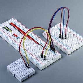 img 1 attached to 🔌 DEYUE Solderless Prototype Breadboard Set - 830 Tie Points Breadboard (3-Piece Pack)