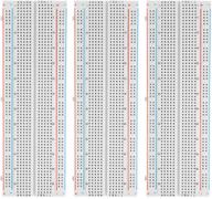 🔌 deyue solderless prototype breadboard set - 830 tie points breadboard (3-piece pack) logo