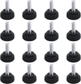 img 2 attached to 🔧 Antrader 16-Piece Knurled Fastener Clamp Set