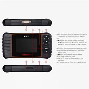 img 3 attached to 🔧 iCarsoft MBII - Продвинутый диагностический инструмент для Mercedes Benz/Sprinter/Smart: ABS, SRS и многое другое.