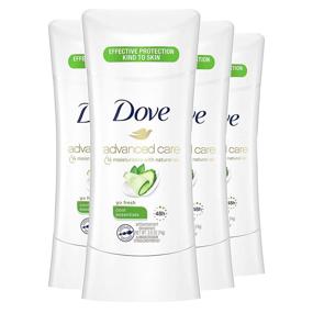 img 4 attached to 🪐 Dove Antiperspirant Deodorant: Ultimate 48 Hour Protection with Advanced Cool Essentials - 4 Pack, 2.6 oz for Women