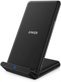 img 4 attached to 🔌 Anker Wireless Charger Stand - PowerPort Wireless 5, Qi-Certified - Compatible with iPhone 11, 11 Pro, 11 Pro Max, XR, XS Max, XS, X, 8, 8 Plus, Samsung Galaxy S20 S10 S9 S8, Note 10 Note 9 (AC Adapter Not Included)