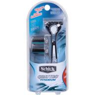 🪒 ultimate shaving experience: schick quattro titanium razor refills for men's shave & hair removal logo