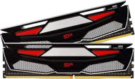 🎮 enhance your gaming experience with silicon power gaming series ddr4 32gb kit (2 x 16gb) 3600mhz desktop memory module ram (pc4 28800) cl18 logo