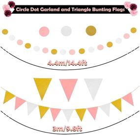 img 2 attached to 🎉 Complete Retirement Party Decorations for Women: Happy Retirement Banner, Pennant Circle Dot Bunting, Tassel Garland, I'm Retired Sash, Tissue Paper Pom Poms, Black Rose Gold Balloons, Big Cake Topper Decor - 39 Pieces