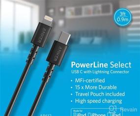 img 5 attached to 🔌 Anker 6ft Nylon USB C to USB C Cable (60W, 2-Pack), USB 2.0 Type C Charging Cable for iPad Mini 6, iPad Pro 2020, iPad Air 4, MacBook Pro 2020, Galaxy S20, Nintendo Switch, Google Pixel, LG (Black)