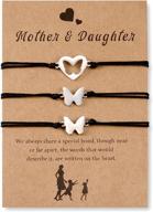 🦋 gbtbys mother daughter bracelets set - butterfly bracelet for daughters, mommy and me - perfect gift from mom or sisters logo