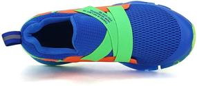 img 1 attached to Girls' Athletic Sneakers - Lightweight, Breathable and Perfect for Walking