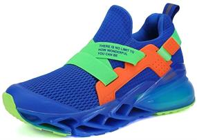 img 3 attached to Girls' Athletic Sneakers - Lightweight, Breathable and Perfect for Walking