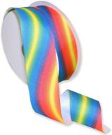 morex ribbon rainbow grosgrain 25 yard logo