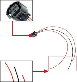 img 1 attached to 📡 Увеличить производительность: разъемный кабельный харнесс WFLNHB датчика положения распределительного вала для Toyota Lexus Scion LS460 ES350 CSS1029