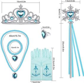 img 1 attached to 👸 Charming G C Princess Necklace and Bracelet Set – Perfect Accessories for Little Girls!