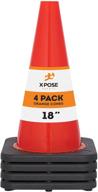 🚦 enhancing visibility and safety: xpose safety orange traffic 4 pack logo