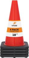 🚦 enhancing visibility and safety: xpose safety orange traffic 4 pack логотип