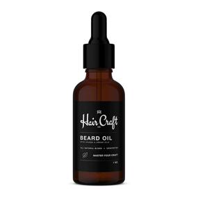 img 4 attached to 🧔 Hair Craft Co. Beard Oil 1oz – Natural Unscented Oil for Smoother, Softer, and Stronger Beard Growth – Jojoba & Argan Oils