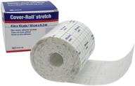 🏥 bsn medical cover roll stretch, white, 4 x 10 yds, single roll - seo-friendly product name: 50423 логотип