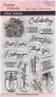 stamp simply stamps wedding anniversary logo