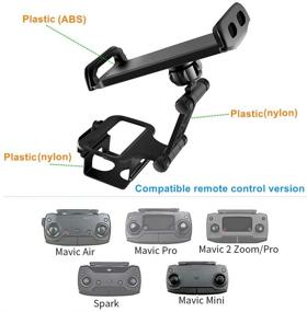 img 2 attached to 📱 Hanatora Tablet Phone Front Holder Mount with Neck Lanyard Strap for DJI Drones - Compatible with 4-11 Inch Tablets and Phones