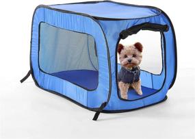 img 2 attached to Collapsible Pop Up Travel Pet Kennel by Beatrice Home Fashions: An SEO-friendly Solution