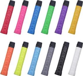 img 2 attached to 🎾 Enhance your Game with 12 Pieces of Anti-Slip and Absorbent Tennis Badminton Racket Overgrips