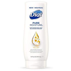 img 4 attached to 🛁 Познайте питательную силу геля для душа Dial Pure Moisture с нероли, 14 унций!