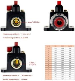 img 1 attached to 30A Inline Circuit Breaker Reset Fuse, PowMr 30 amp Manual Reset Fuse Holder for 12V-24V DC Car Audio, Stereo Switch, and Solar Inverter System – Pack of 2