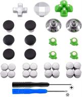 enhance your gaming with extremerate magnetic metal bullet buttons and joystick replacement parts for ps4 controllers (31 in 1) logo