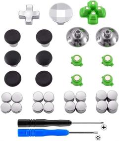 img 4 attached to Enhance Your Gaming with eXtremeRate Magnetic Metal Bullet Buttons and Joystick Replacement Parts for PS4 Controllers (31 in 1)