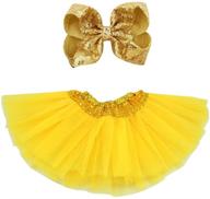 💃 bgfks layered sequins hairbow for girls: clothing, skirts, and skorts logo