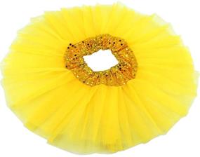 img 2 attached to 💃 BGFKS Layered Sequins Hairbow for Girls: Clothing, Skirts, and Skorts