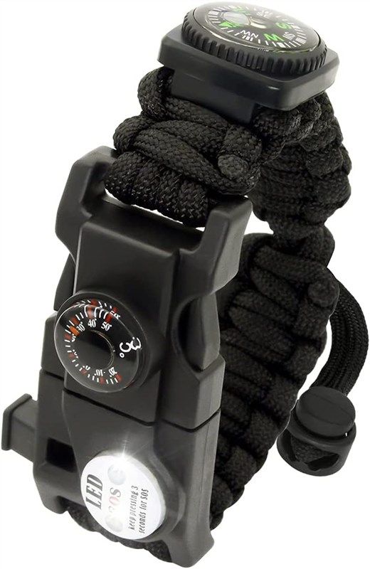 Mini Thermometer for Paracord Bracelet Outdoor Camping Hiking Travel