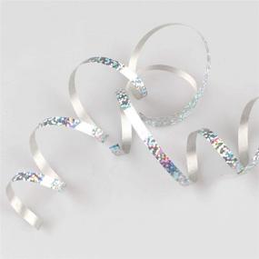 img 2 attached to 🎈 Silver Shiny Balloon Ribbons - 500 Yards for Party, Florist Flowers Wrapping, Gift Box, Cards, Balloons Decoration