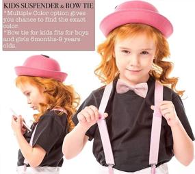 img 1 attached to Stylish Metallic Toddler Bowtie Accessories for Boys: Adjustable Bow Ties by Bow Ties