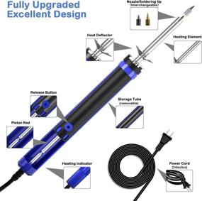 img 2 attached to 🔌 Efficient and Easy-to-Use Electric One Hand Operated Soldering Desoldering Tool