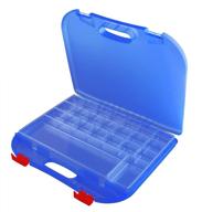 🔴 dexas loom storage lap case in blue and red for enhanced seo logo