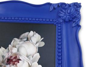 img 3 attached to 🖼️ SIMON'S SHOP 8x10 Baroque Style Picture Frame with Blue 10x8 Photo Frame