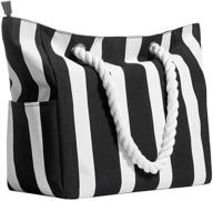 👜 premium waterproof travel handbags & wallets for women: secure zipper closure and shoulder strap logo