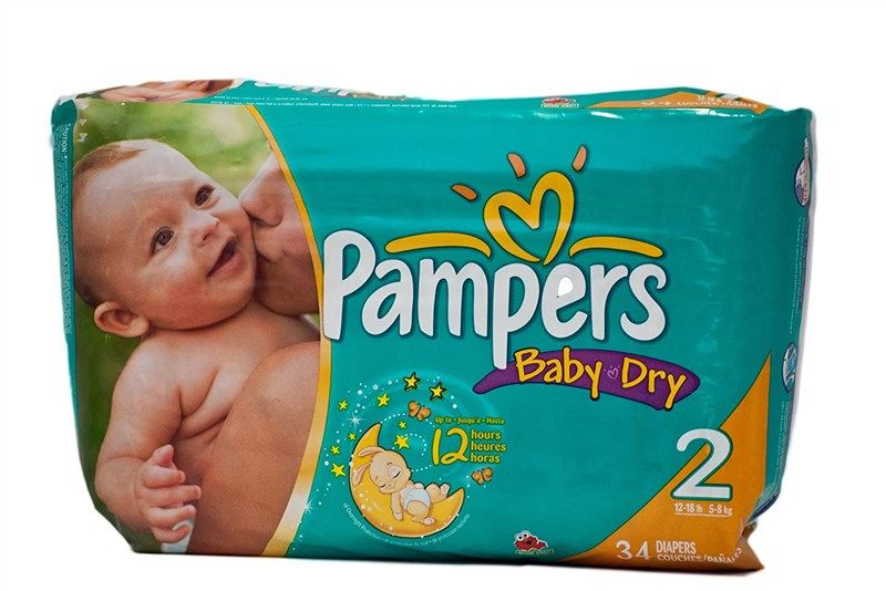 pampers baby size count packs 标志