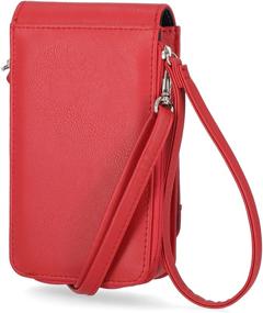 img 1 attached to Nautica Catalina Leather Womens Crossbody Women's Handbags & Wallets for Crossbody Bags