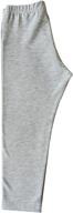 premium luxor egyptian cotton capri leggings for girls - single pair logo