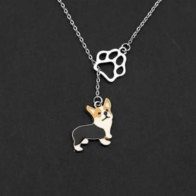 img 2 attached to 🐶 Personalized Corgi Gifts for Corgi Moms & Owners - Charm Earrings for Dog Lovers, Corgi Jewelry