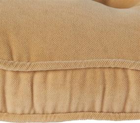 img 1 attached to 🪑 Beige Hyatt Jumbo Rocking Chair Cushion Set by Greendale Home Fashions