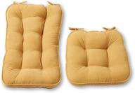 🪑 beige hyatt jumbo rocking chair cushion set by greendale home fashions логотип