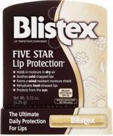 💄 shop blistex five star lip protection spf 30 0.15 oz - pack of 12, for all-day protection logo