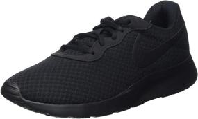 img 4 attached to 👟 NIKE Tanjun Racer - Black/Black/White