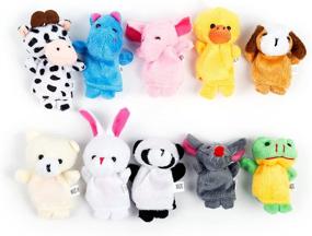img 2 attached to 🐾 Engage and Entertain with Oiuros Different Cartoon Animal Puppets