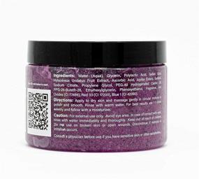 img 1 attached to 🍉 Enhancing Skin Vitality: Amire Dragon Fruit Jelly Exfoliating Body Scrub Polish for Exfoliating, Hydrating, and Brightening Skin, 12oz